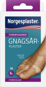 Norgesplaster forebyggende gnagsårplaster 6 stk