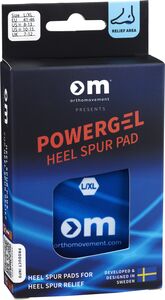 Ortho Movement Powergel Heel Spur Pad 41-46 1 par