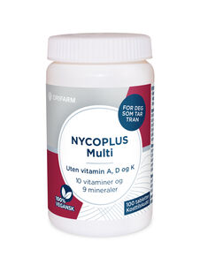 Nycoplus multi uten vitamin A, D og K 100 tabletter