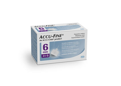 Accu-Fine pennekanyle 31G 6mm 100 stk