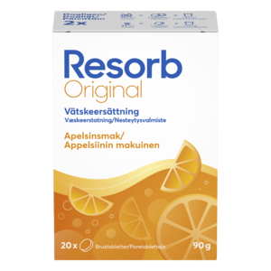 Resorb Original Appelsin brustabletter 20 stk.