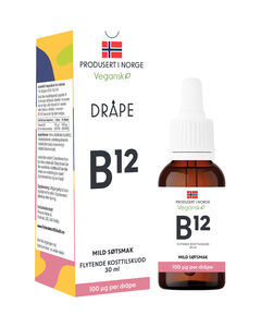 Dråpe vegansk B12 30 ml