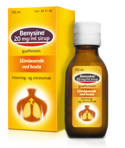 Benysine slimløsende sirup 20mg/ml