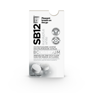 SB12 Boost Eucalyptus White tyggegummi 10 stk