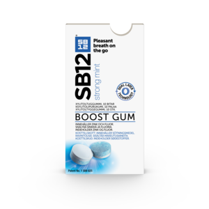 SB12 Boost Strong Mint tyggegummi 10 stk