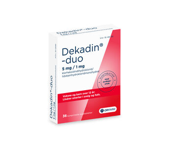Dekadin-duo sugetablett med smak av jordbær