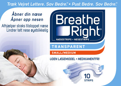 Breathe Right nesestrips S/M 10 stk