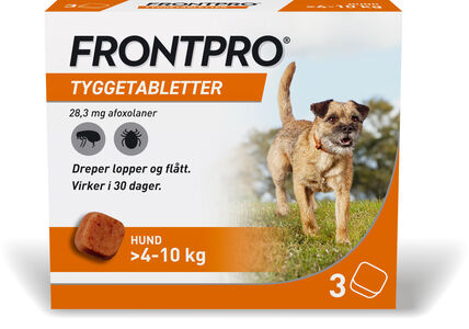 Frontpro vet tyggetablett 28,3mg til hund (4-10 kg)