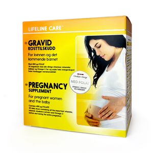 Lifeline Care kosttilskudd for gravide, 4x30 tabletter