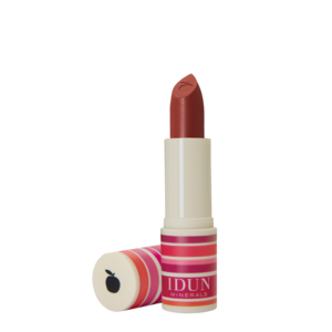 IDUN Minerals Matte Leppestift Jungfrubär (rød med hint av brun) 4 g