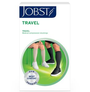 JOBST Travel Socks klasse 1 knestrømper sort 1 par