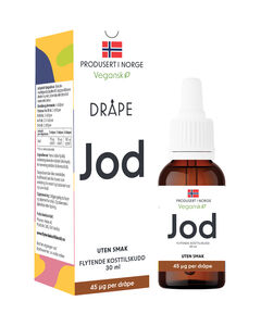 Dråpe vegansk jod 30 ml