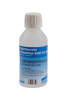 Klorhexidin Fresenius Kabi Liniment, oppl 0,5 mg/ml