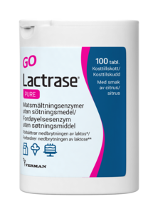 Lactrase Go Pure 100 tyggetabletter