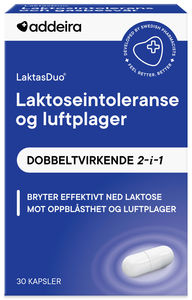 Laktasduo 2-i-1 kapsler 30 stk