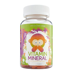 Monkids Vitamin Mineral Ananas 60 stk