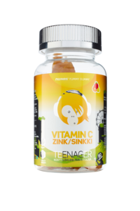 Monkids Vitamin C+Sink Teenager fruktsmak 60 stk