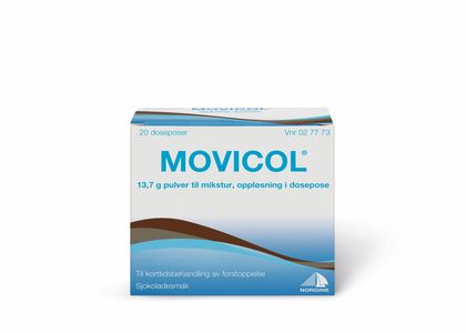 Movicol Pulver til mikstur, sjokoladesmak