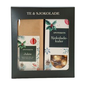 Apotekets gavesett julete og sjokoladekuler