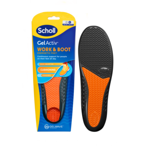 Scholl Gel Act Work & Boot såle L 1 par