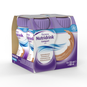 Nutridrink Compact næringsdrikk sjokolade 4x125 ml