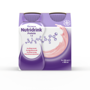 Nutridrink Protein jordbær 4x200 ml