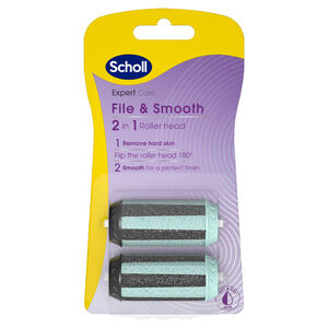 Scholl File & Smooth 2 in 1 refill 2 stk
