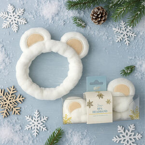 Hårbånd med polarbjørn-ører