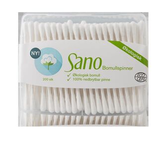 Sano bomullspinner 200 stk