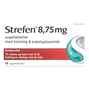 Strefen sugetablett med honning- og eukalyptussmak 8,75 mg