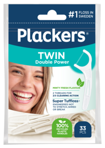 Plackers Twin tanntråd 33 stk