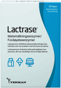 Lactrase Laktaseenzymer 30 kapsler