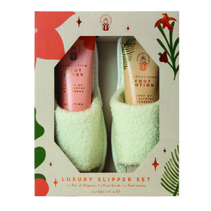 Wanderflower Lux Slipper Spa gavesett