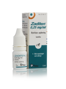 Zaditen øyedr 0,25mg/ml