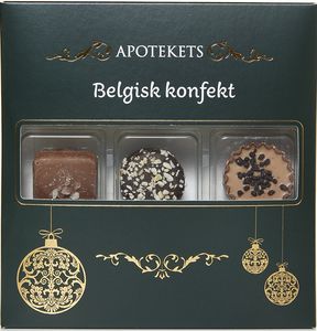 Apotekets belgisk konfekt 9 biter