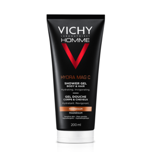 Vichy Homme Hydra Mag C dusjgelé til hår/kropp, 200ml
