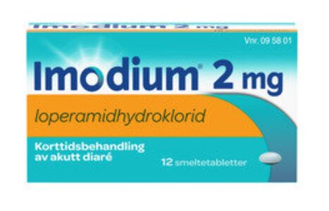 Imodium smeltetablett 2mg