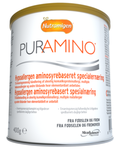 Nutramigen Puramino hypoallergen spesialnæring 400 g