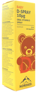 Nordaid D-spray 10 oral vitamin D 30 ml