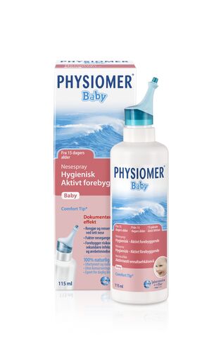 Physiomer Baby nesespray saltvannsskylling 115 ml