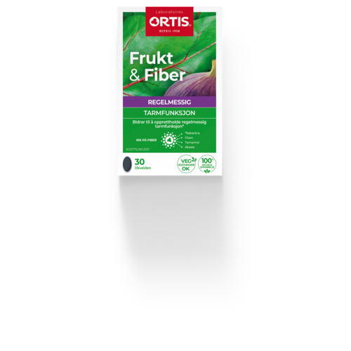 Frukt & Fiber tabletter 30 stk