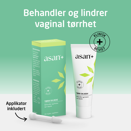 Asan+ tørr skjede 50 ml