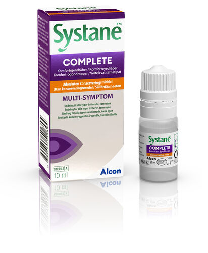 Systane Complete komfortøyedråper uten konserveringsmiddel 10 ml