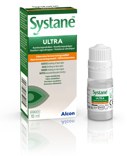 Systane Ultra komfortøyedråper uten konserveringsmiddel 10 ml
