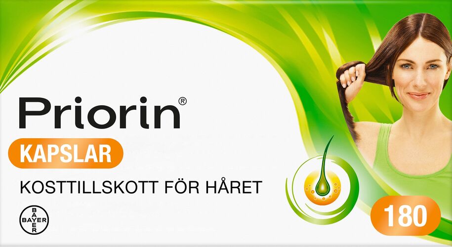 Priorin kosttilskudd for hår 180 kapsler