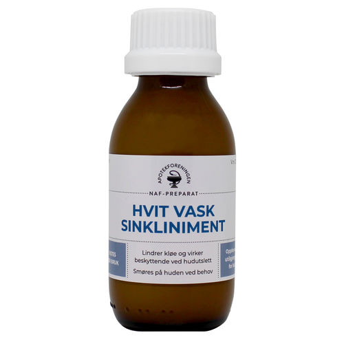 Hvit vask - Sinkliniment NAF 12,5% 100 ml