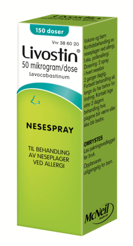 Livostin Nesespray 50 mikrog/dose