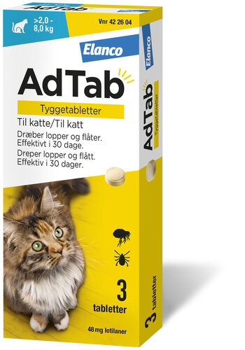 AdTab vet tyggetab 48mg katt