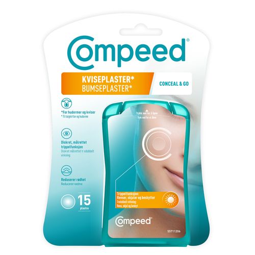Compeed Conceal & Go kviseplaster 15 stk