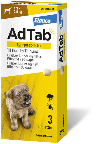 AdTab vet tyggetab 56mg hund